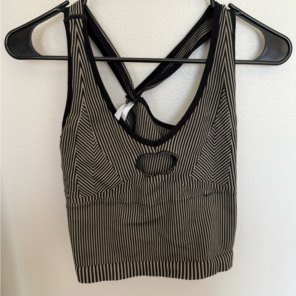 Boho Gothic Punk Hardcore Black and Striped Women's Crop Top/Tank Sexy Girly 2/3